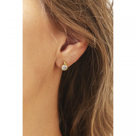 Ohrring 375/- Gelbgold Zirkonia 