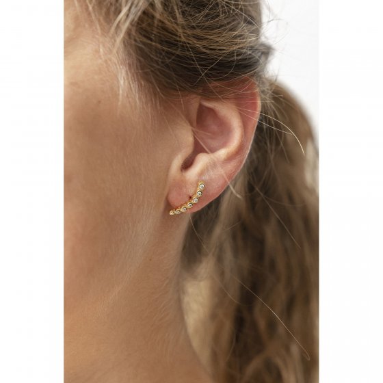 Ohrring 375/- Gelbgold Zirkonia 