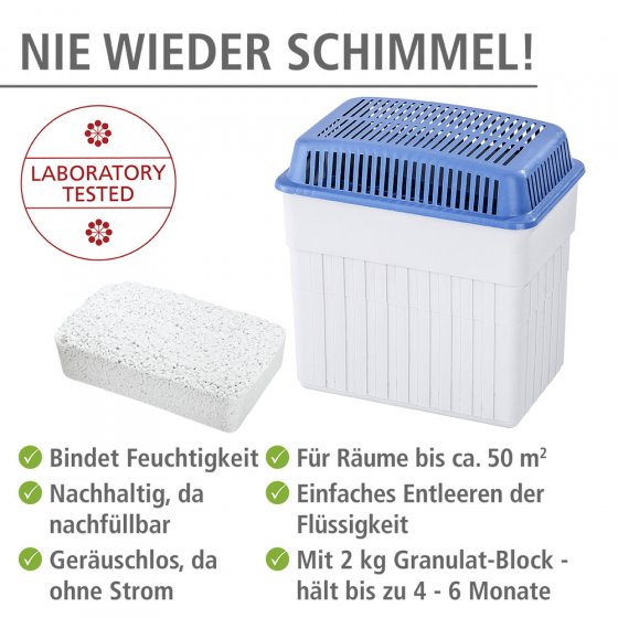 Feuchtigkeitskiller 2 kg, Raumentfeuchter