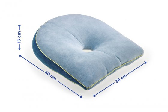Keilkissen, ca. 40 x 36 x 13 cm 