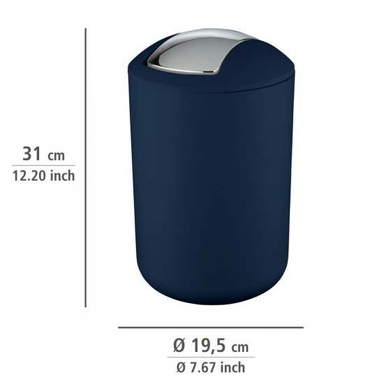 Schwingdeckeleimer Mod. Brasil Dunkelblau L, 6,5 Liter