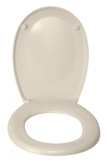 WC-Sitz Mod. Bergamo Beige, aus antibakteriellem Duroplast
