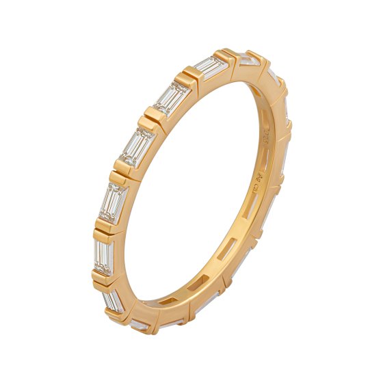 Ring 925 Silber vergoldet mit Zirkonia 