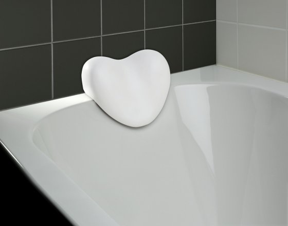 Kopf- und Nackenkissen Mod. Tropic White, für die Badewanne 