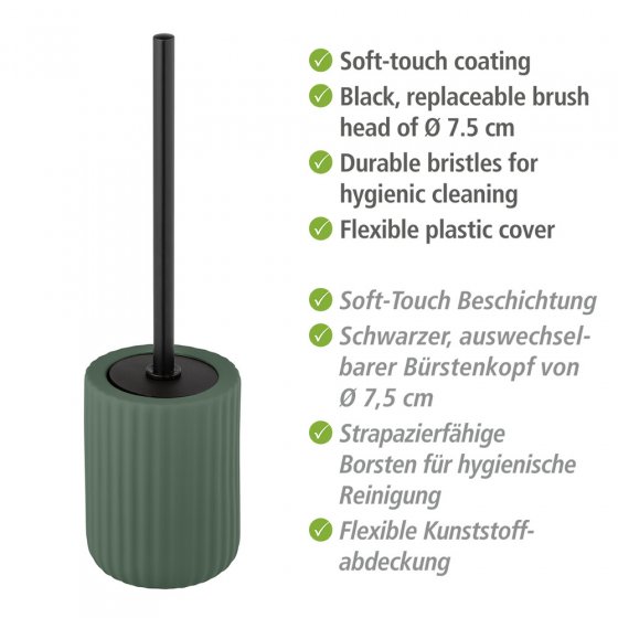 Keramik WC-Garnitur Mod. Belluno Grün, mit Soft-Touch Oberfläche