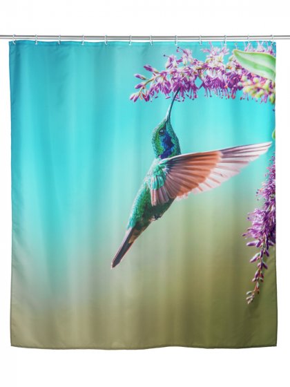 Duschvorhang Mod. Managua, Textil (Polyester), 180 x 200 cm, waschbar 