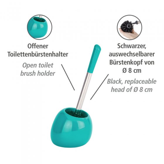WC-Garnitur Mod. Polaris Petrol, aus hochwertiger Keramik