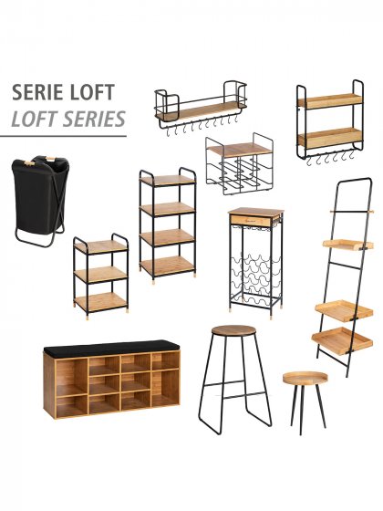 Weinregal Mod. Loft für 6 Flaschen, für 6 Flaschen