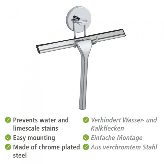 Vacuum-Loc® Duschabzieher, Befestigen ohne bohren