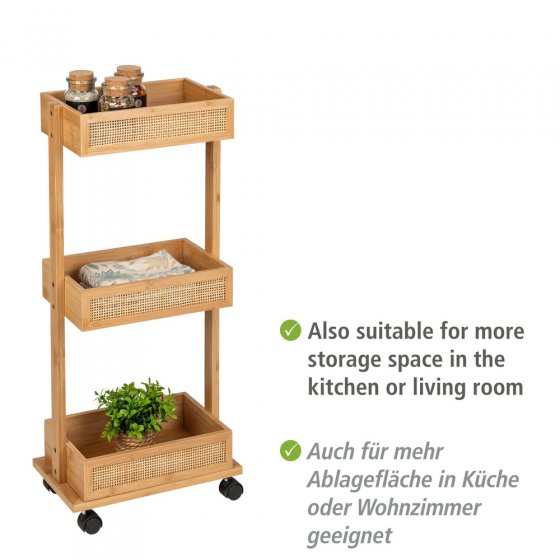 Badwagen Mod. Allegre, aus Bambus und Rattan 