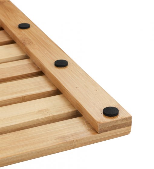 Baderost Mod. Indoor & Outdoor Bambus, 40 x 60 cm, mit rutschhemmender Unterseite