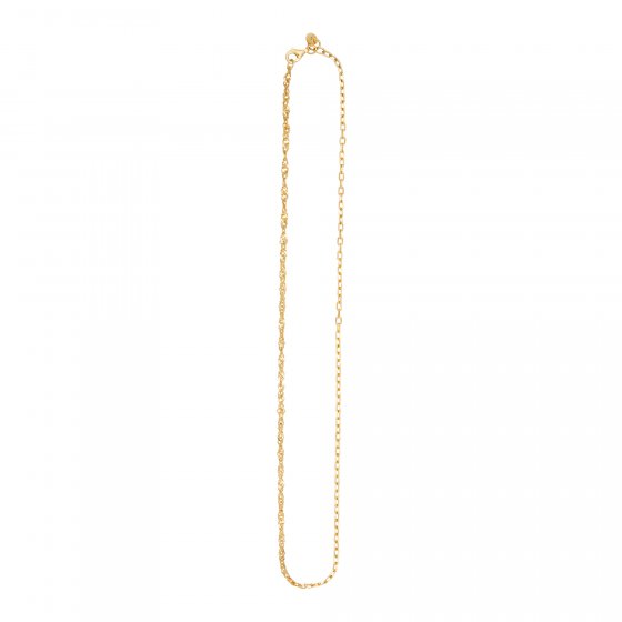 Halskette Silber 925 vergoldet Mixed Chains 42cm lang 