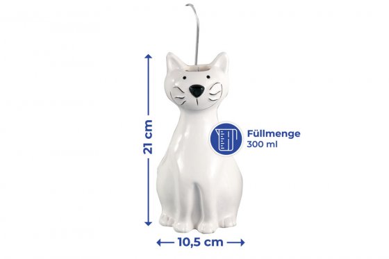 Luftbefeuchter Mod. Katze 2er Set, Füllmenge 300 ml