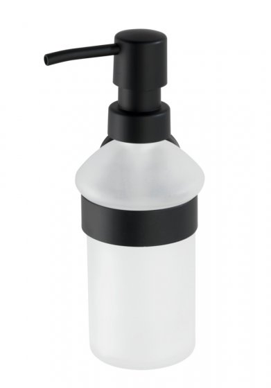 Seifenspender Mod. Bosio Edelstahl Black matt, Fassungsvermögen ca. 200 ml