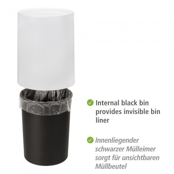 Schwingdeckeleimer Mod. Atri Weiß, Fassungsvermögen: 6 Liter