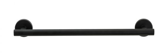 Badetuchstange Mod. Bosio Schwarz Matt, rostfrei, 40 cm