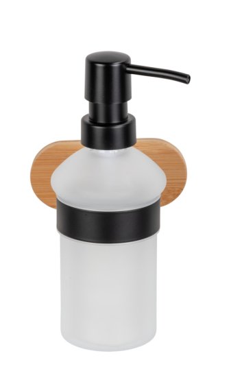 Turbo-Loc® Seifenspender Mod. Orea Bamboo, Befestigen ohne bohren 