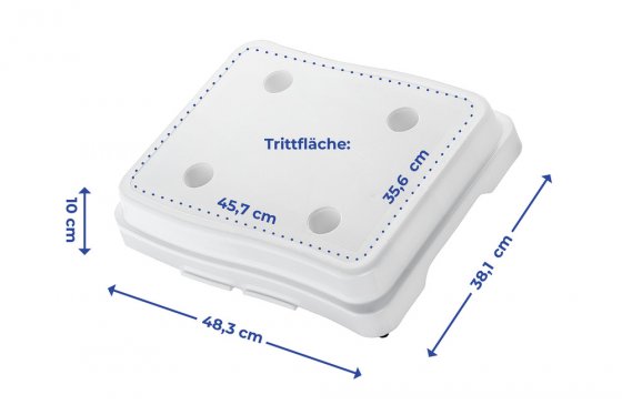 Bad-Stufe 1er, 38,1 x 48,3 x 10 cm
