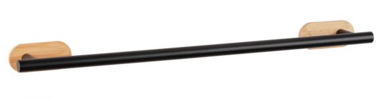 Turbo-Loc® Badetuchstange Uno Mod. Orea Bamboo, 60 cm, Befestigen ohne bohren 