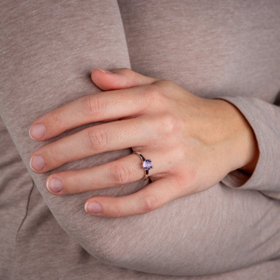 Ring Gold 585 mit Amethyst 