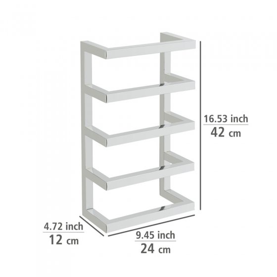 Edelstahl Handtuchregal Mod. Fondiro, aus rostfreiem Edelstahl 