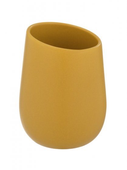 Waschtisch-Set Mod. Badi Gelb, 2-tlg., aus hochwertiger Keramik 