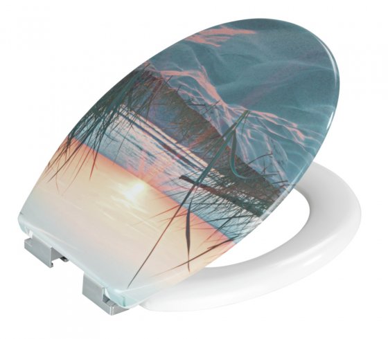 WC-Sitz Duroplast Mod. Sunset, Externe Easy-Close Absenkautomatik