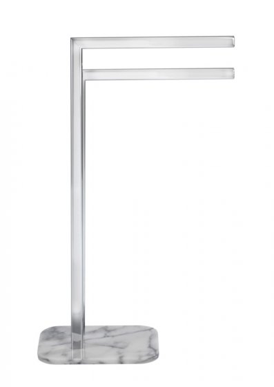 Handtuchständer Mod. Onyx, mit standfester Bodenplatte aus Marmor