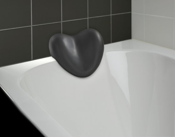 Kopf- und Nackenkissen Mod. Tropic Black, für die Badewanne