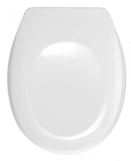 WC-Sitz Mod. Bergamo Weiß, aus antibakteriellem Duroplast