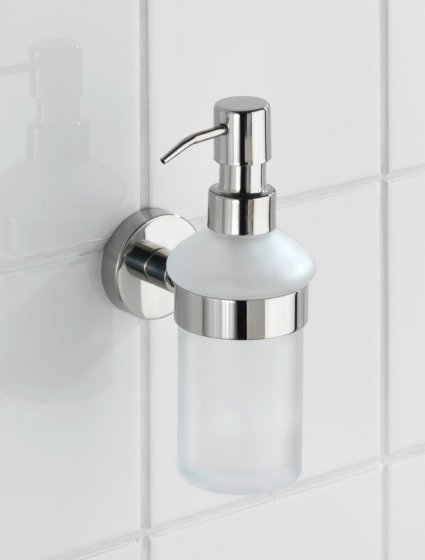 Seifenspender Mod. Bosio Edelstahl glänzend, Fassungsvermögen ca. 200 ml