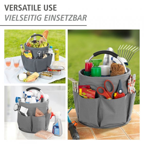 Universal Reinigungs-Caddy Anthrazit, platzsparend faltbar 