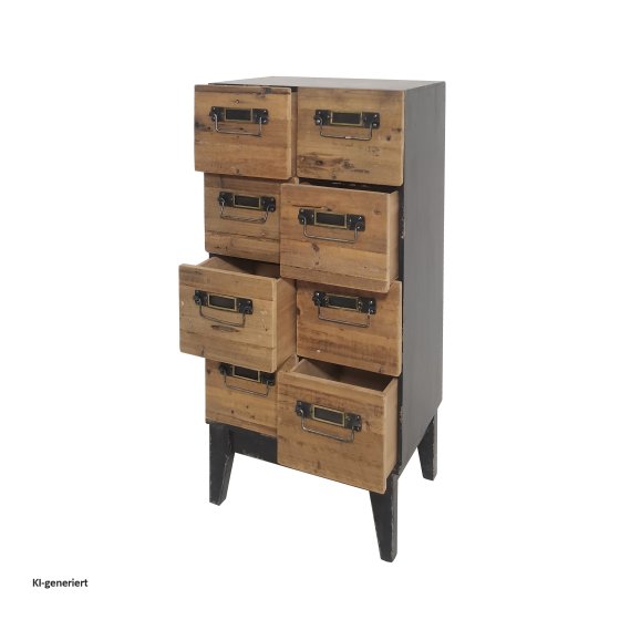 Kommode Imelda 8 Schubladen 