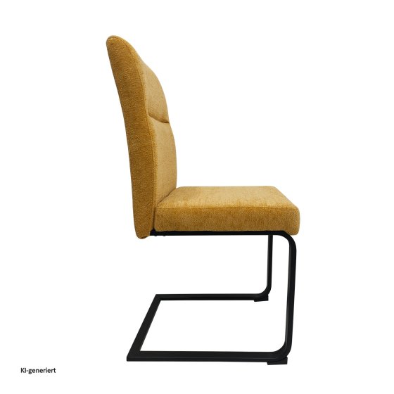 Schwingstuhl Liron Gelb 2er-Set 