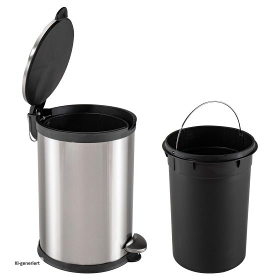 Treteimer Edelstahl Jannik 12 Liter 