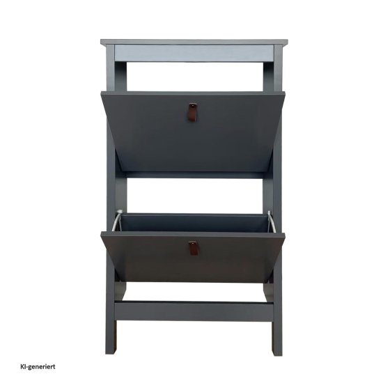 Schuhschrank Hayet Grau 