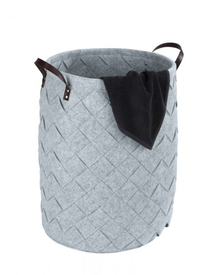 Wäschesammler Mod. Trovo Grau, Wäschekorb, 75 ltr. 
