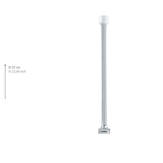 Deckenstütze für Teleskop-Duschstange Chrom, für Stangen mit Ø 2 / 2,5 cm 