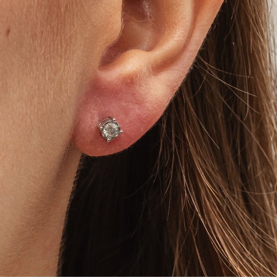 Ohrstecker 585/- Weißgold Brillant 0,20ct. 