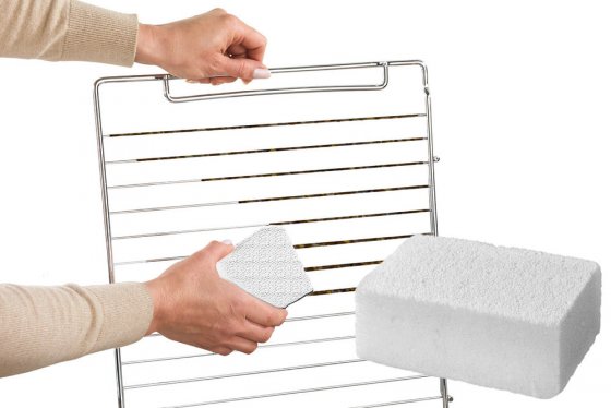 Anti-Krusten-Stein, 6er Set, aus innovativer Glasstruktur 