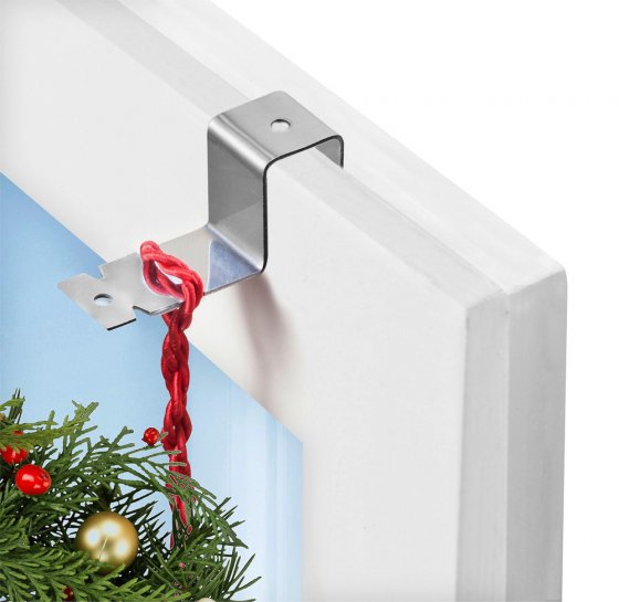 Fensterhaken 8er Set, für Fensterrahmen bis 1,8 cm geeignet 