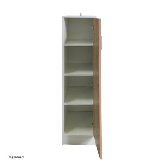 Küchenschrank Weiß Artisaneiche Blanca S 
