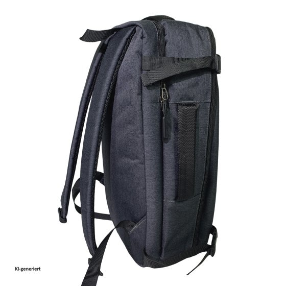 Business-Rucksack u. Tragetasche in einem Stylisch, funktional und kompakt 