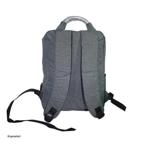 Kompakter Rucksack mit USB und Laptopfach Alltag, Schule, Uni oder Büro 