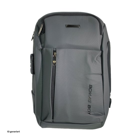 Moderner City-Rucksack für Damen und Herren Tabletrucksack wasserabweisend u.elegant 
