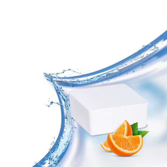 Raumentfeuchter Mod. Cube Nachfüller 1000 g mit Orangenduft, 3er Set, Luftentfeuchter Nachfüllpack