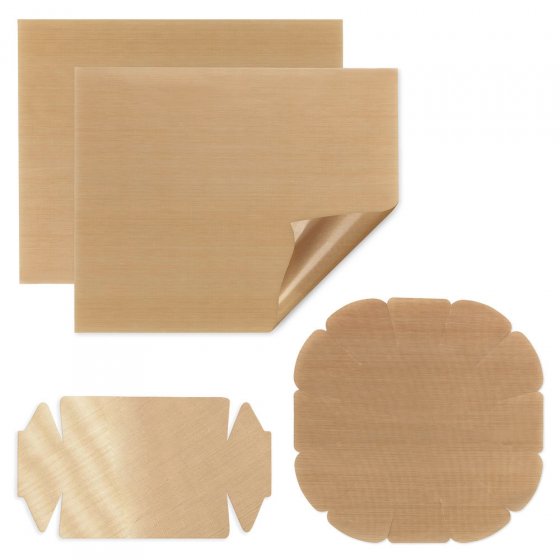 Antihaft-Backform-Zuschnitt, 4tlg, mehrfach wiederverwendbar 