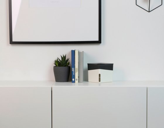 Raumentfeuchter Mod. Cube Weiß 2 x 1000 g, für Räume bis ca. 80 m³