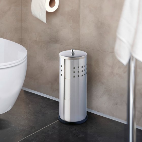 Toilettenpapier-Ersatzrollenhalter Mod. Ancona matt Edelstahl, rostfrei
