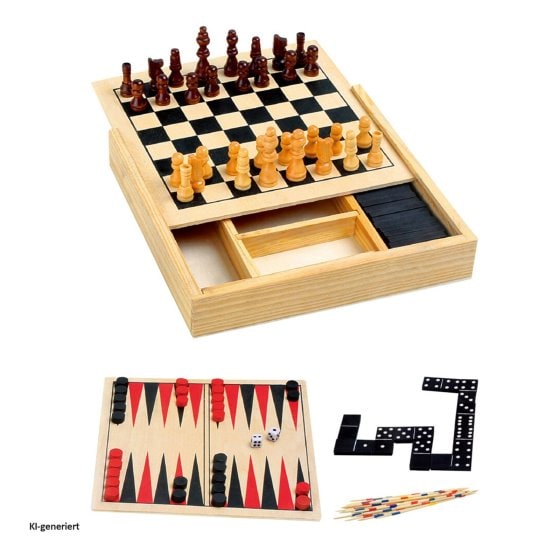 Gesellschaftsspiel 4 in 1 